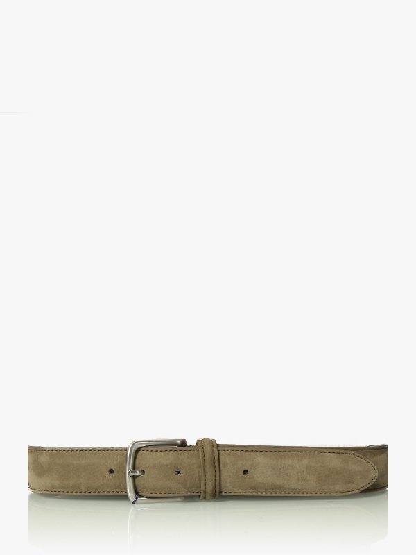Riem groen suede