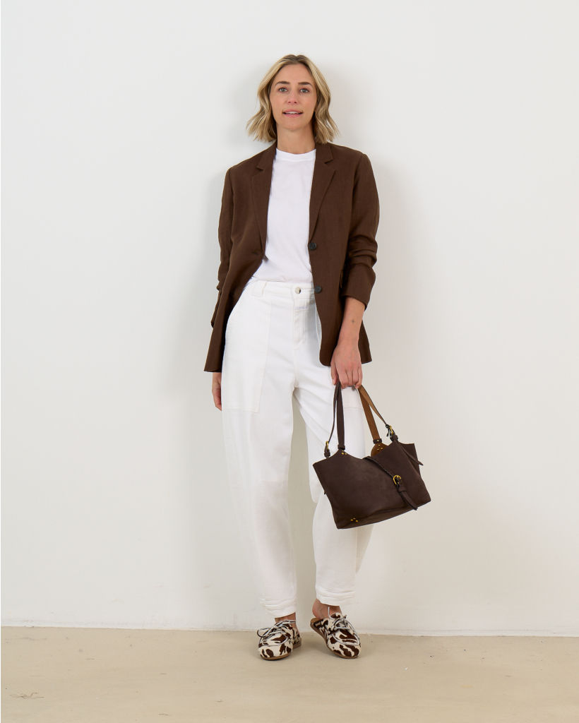 Imprime Croco Tas Bruin