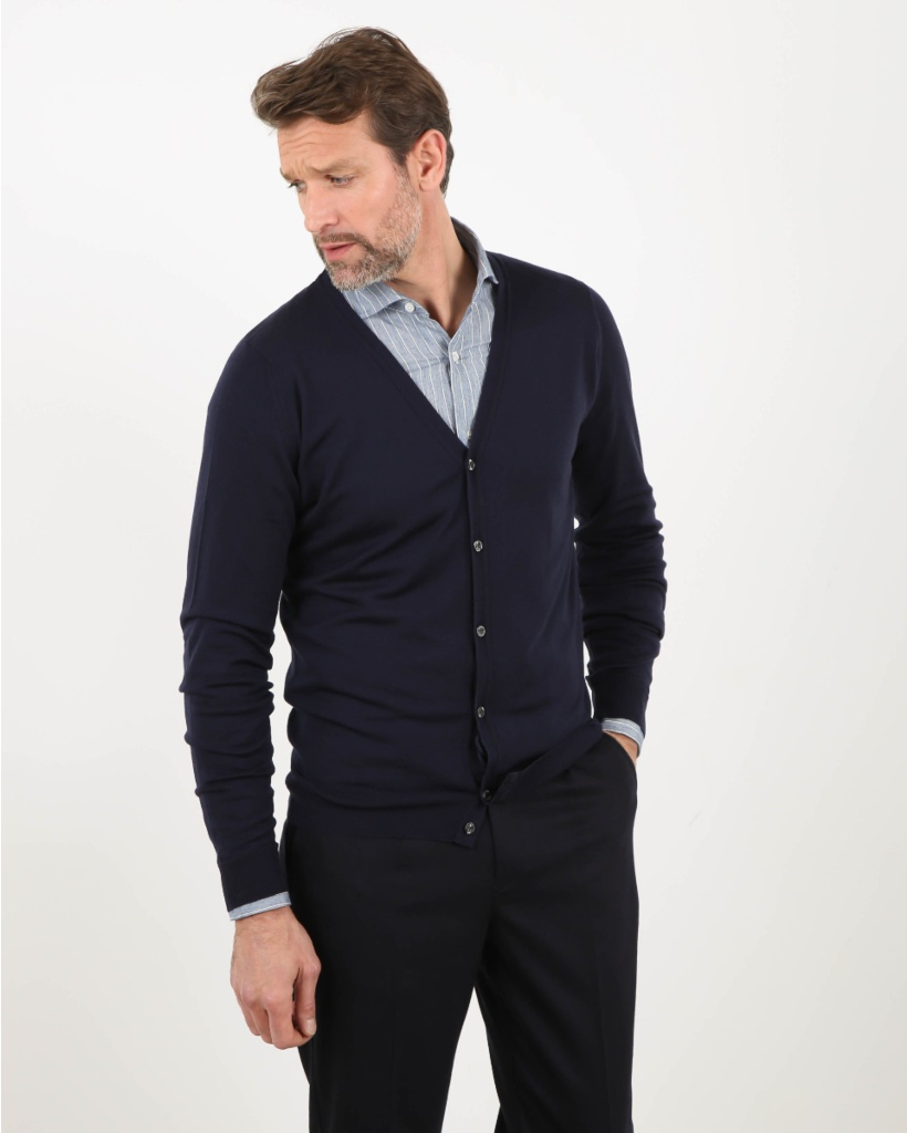 Vest Petworth Cardigan Wool