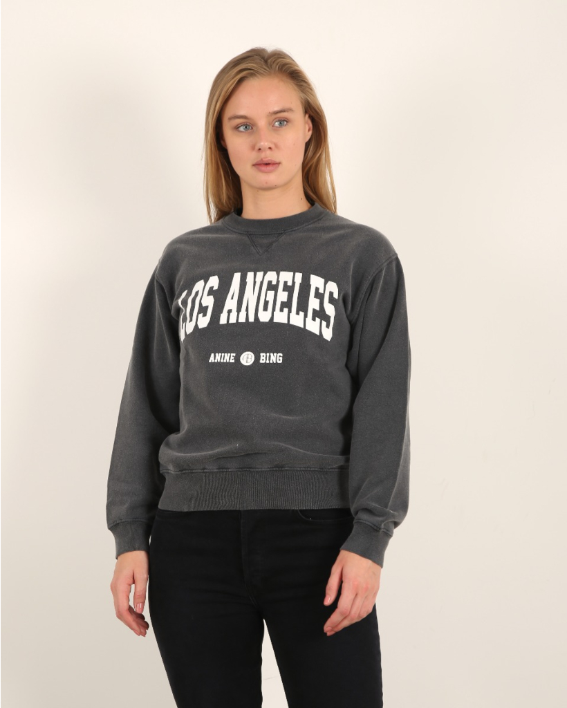 SAFRISIOR Women’s Oversized LA Graphic Fleece Sweatshirt – Cozy Pullover - View #10