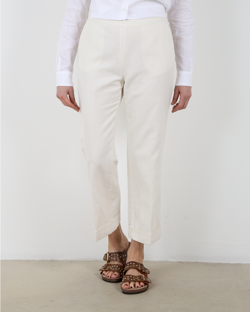 Linnen pantalon off white 