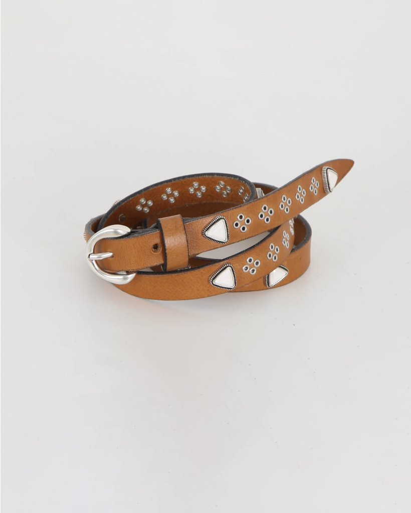 Ceintuur Beige Zilver