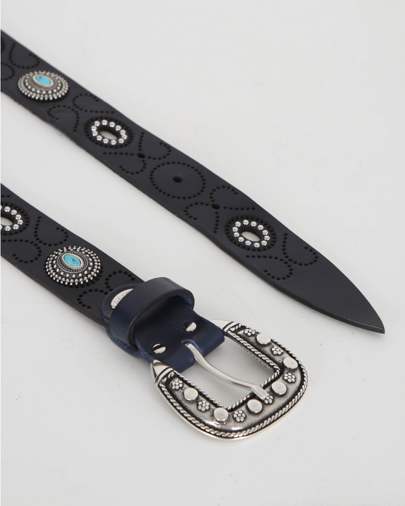 Ceintuur Navy Zilver