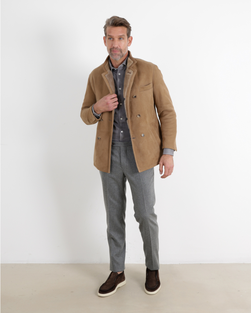 Montone jack taupe shearling 