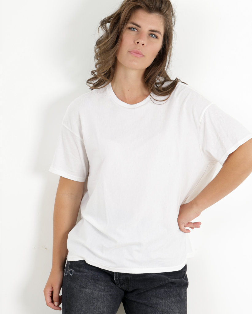 Boxy Tee White