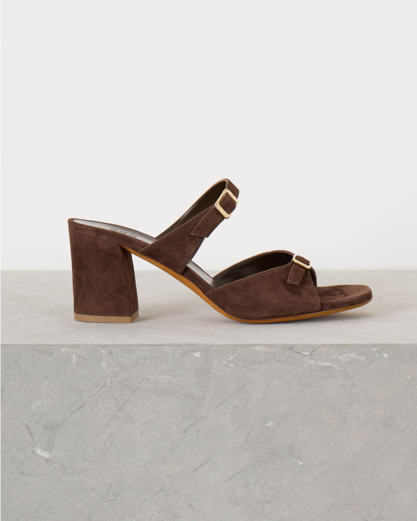 Una Sandal Suede Molten