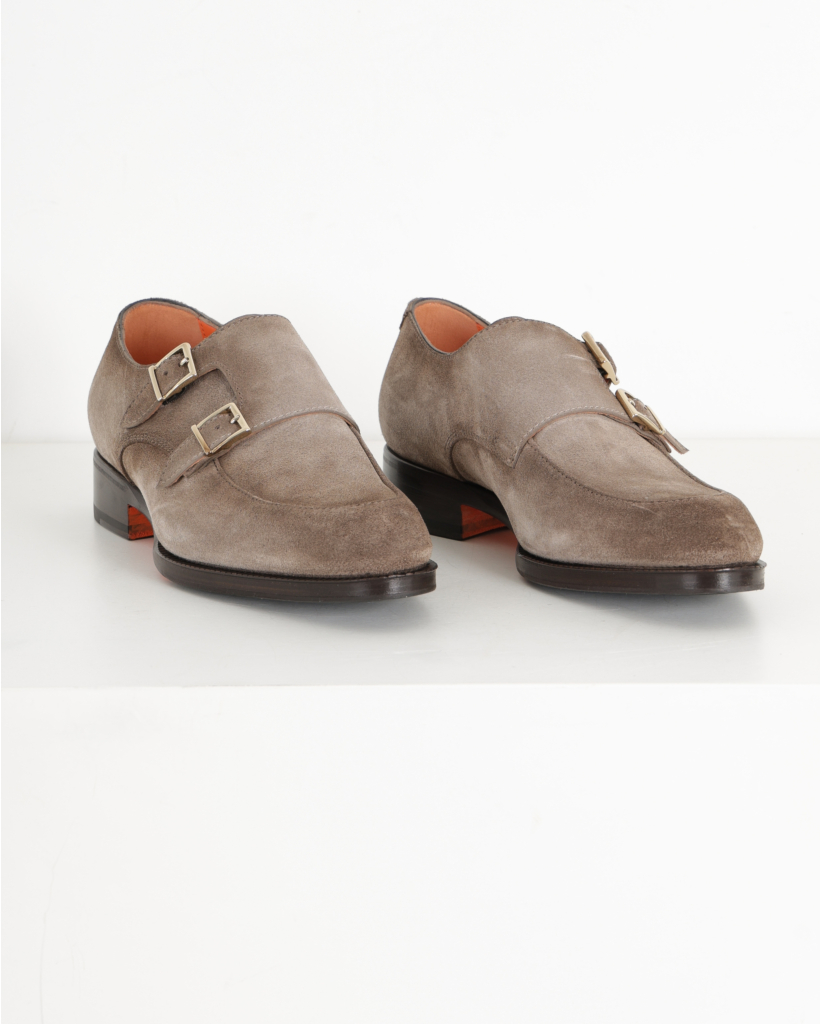 Grey Suede Slip-on sneakers 