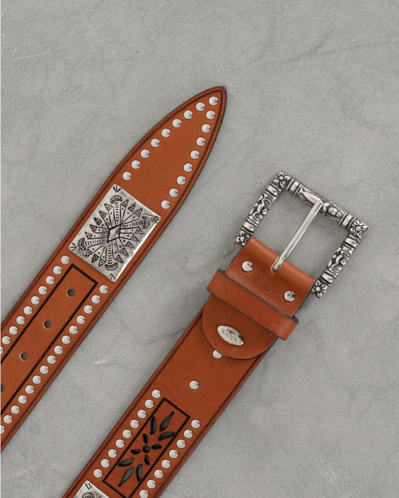 Ceintuur brown metal