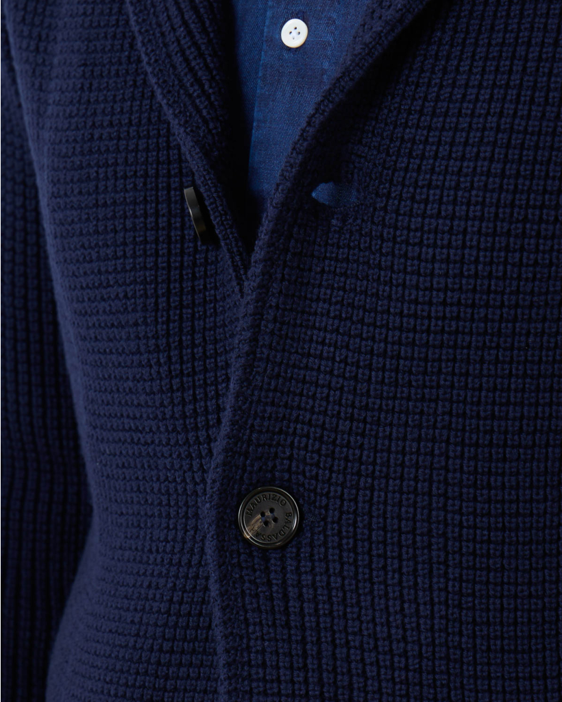 Knit Cardigan Navy