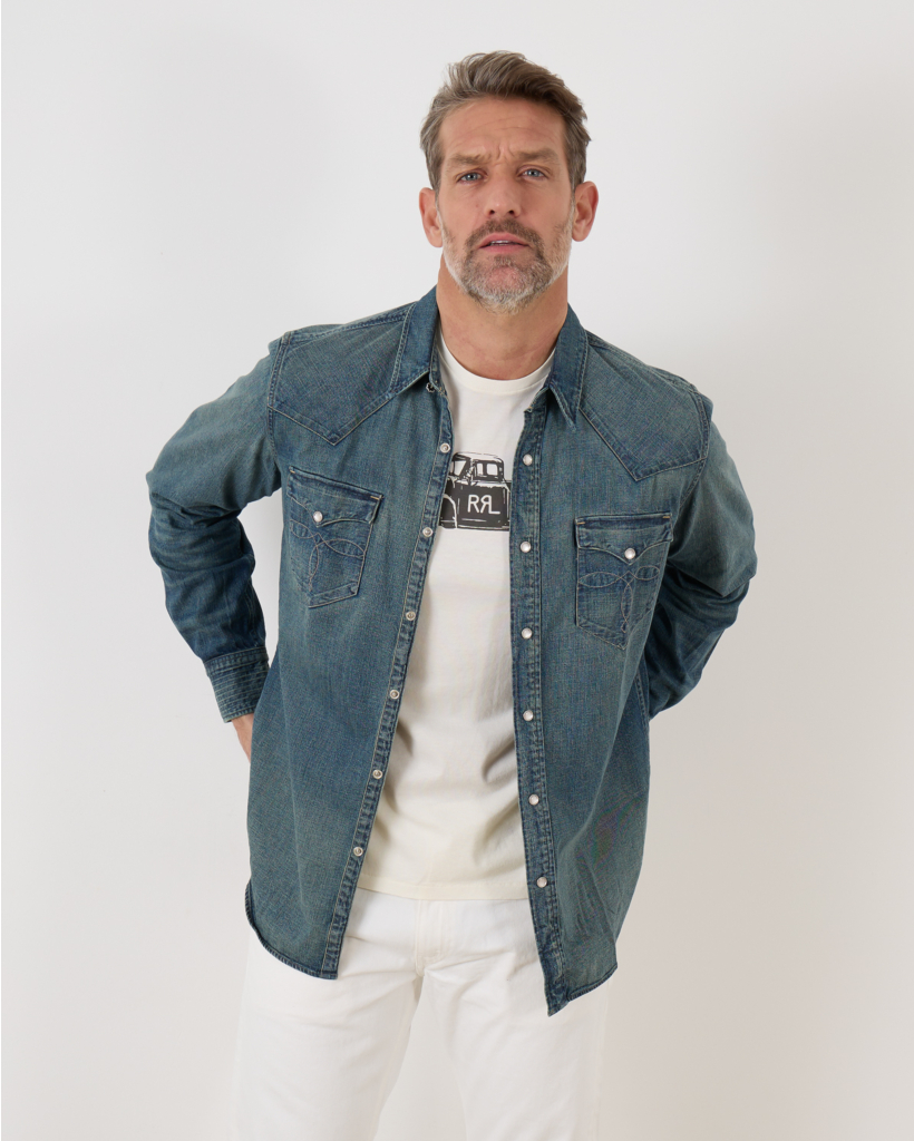 Denim Overshirt Dark Wash