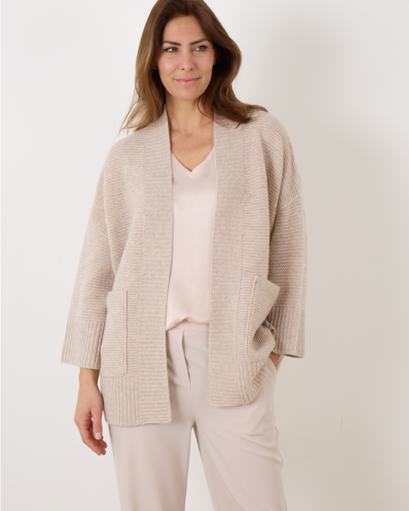 Lenyx Knit Cardigan Sand Melange