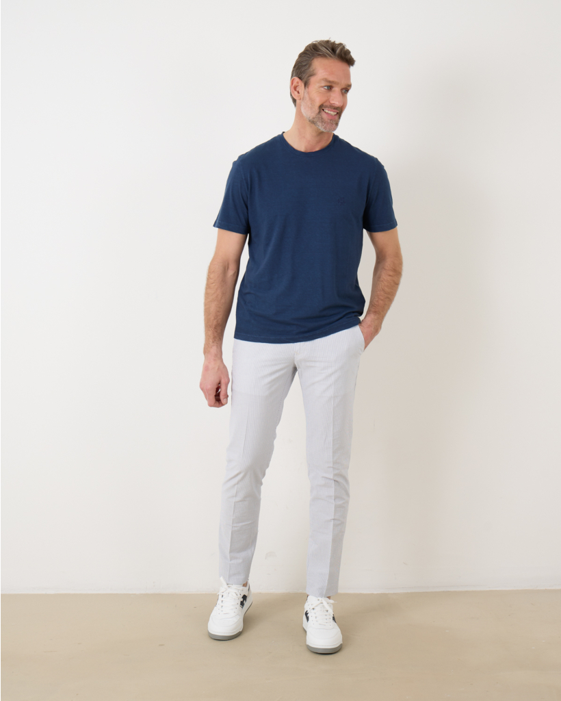 T-shirt met Logo Marine