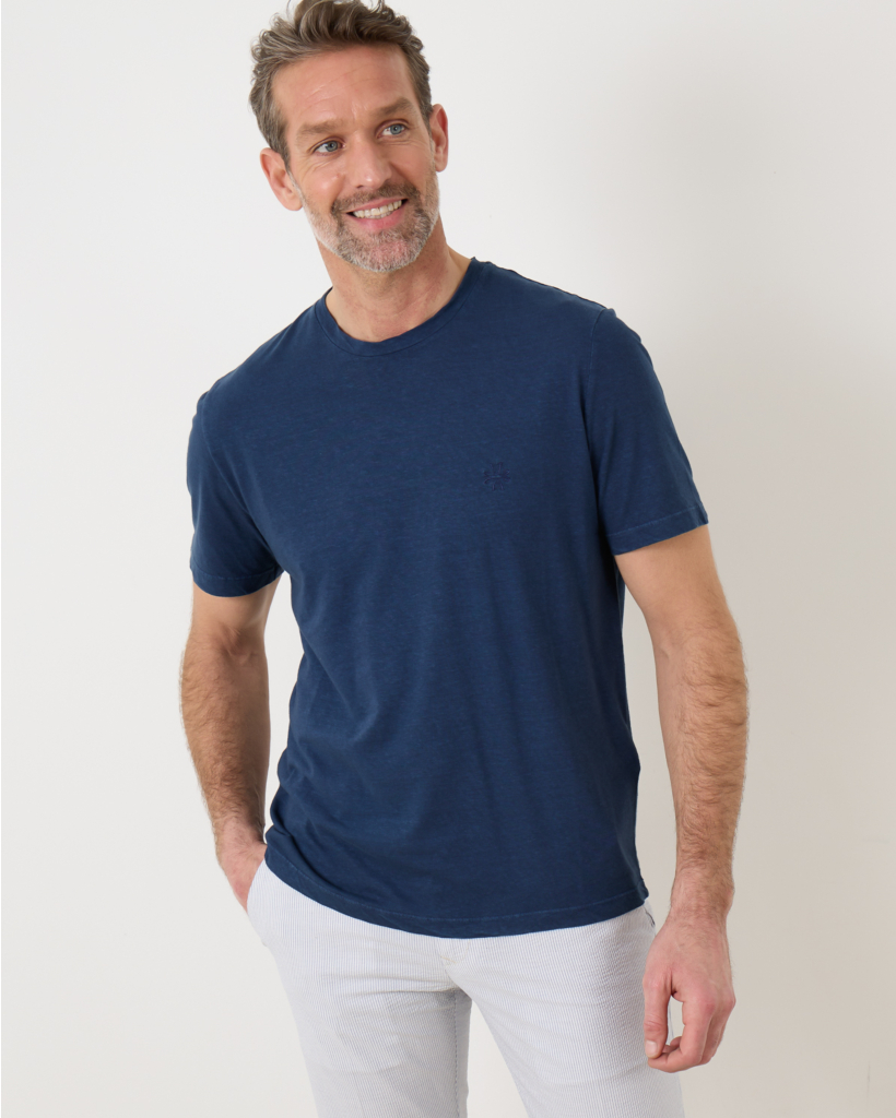 T-shirt met Logo Marine