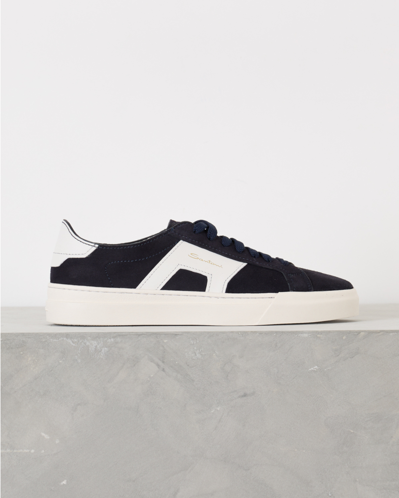 Double Buckle Sneaker Navy