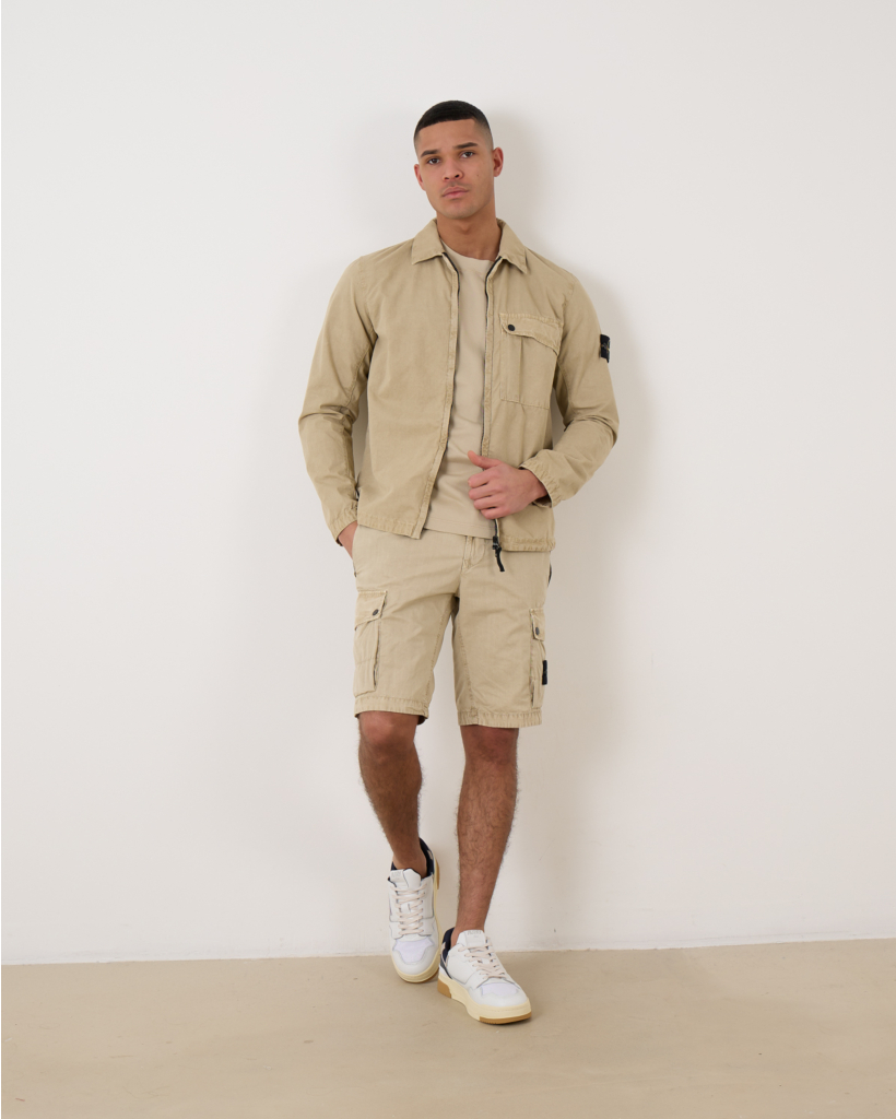 Cargo Bermuda Slim Sand