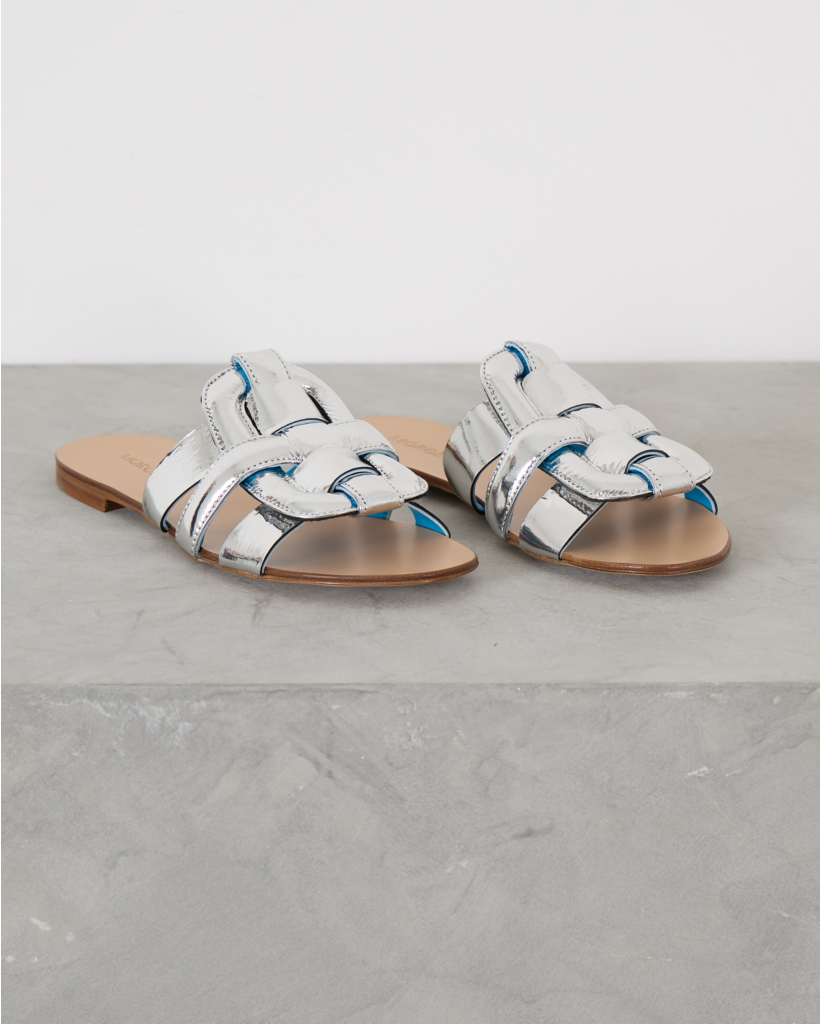 Mules Flat Robien Silver Crac