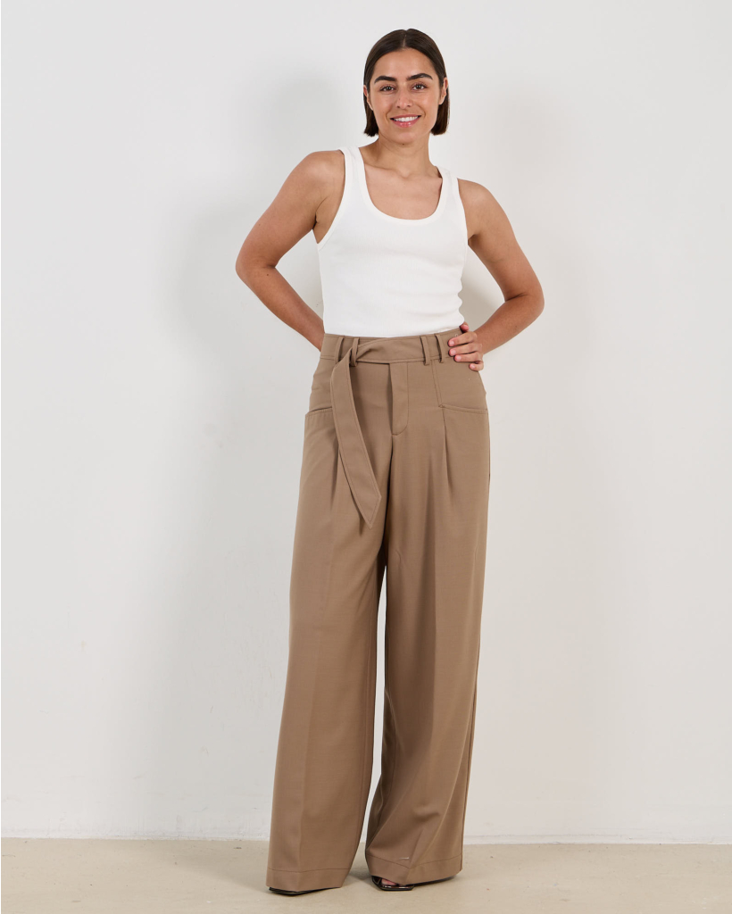 Rib Tanktop Ecru