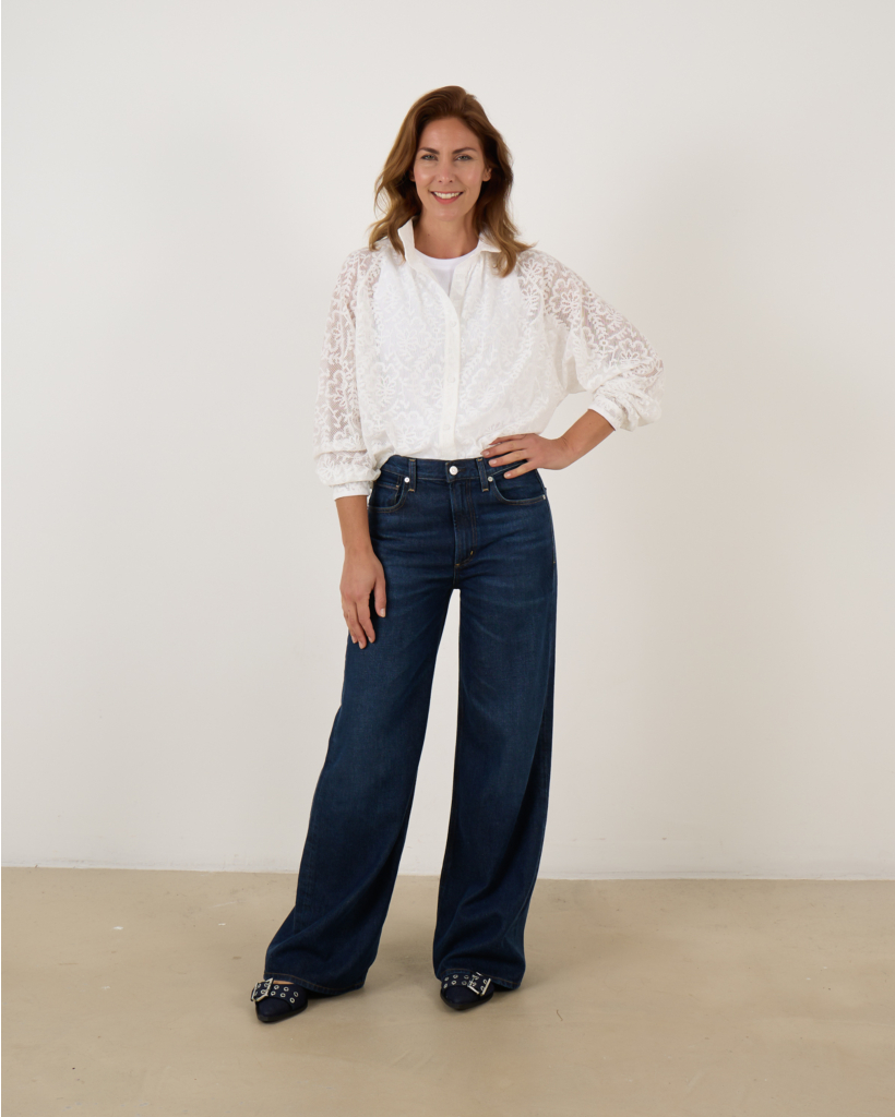 Blouse Frangipani White