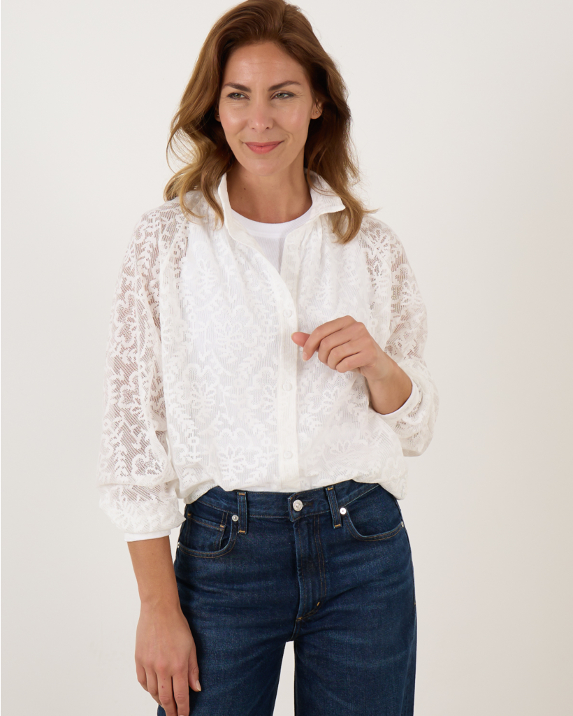 Blouse Frangipani White