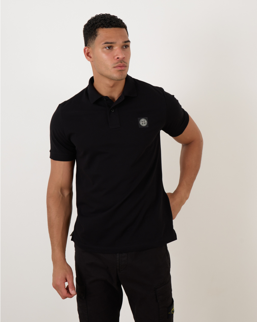 Slim Fit Polo Black
