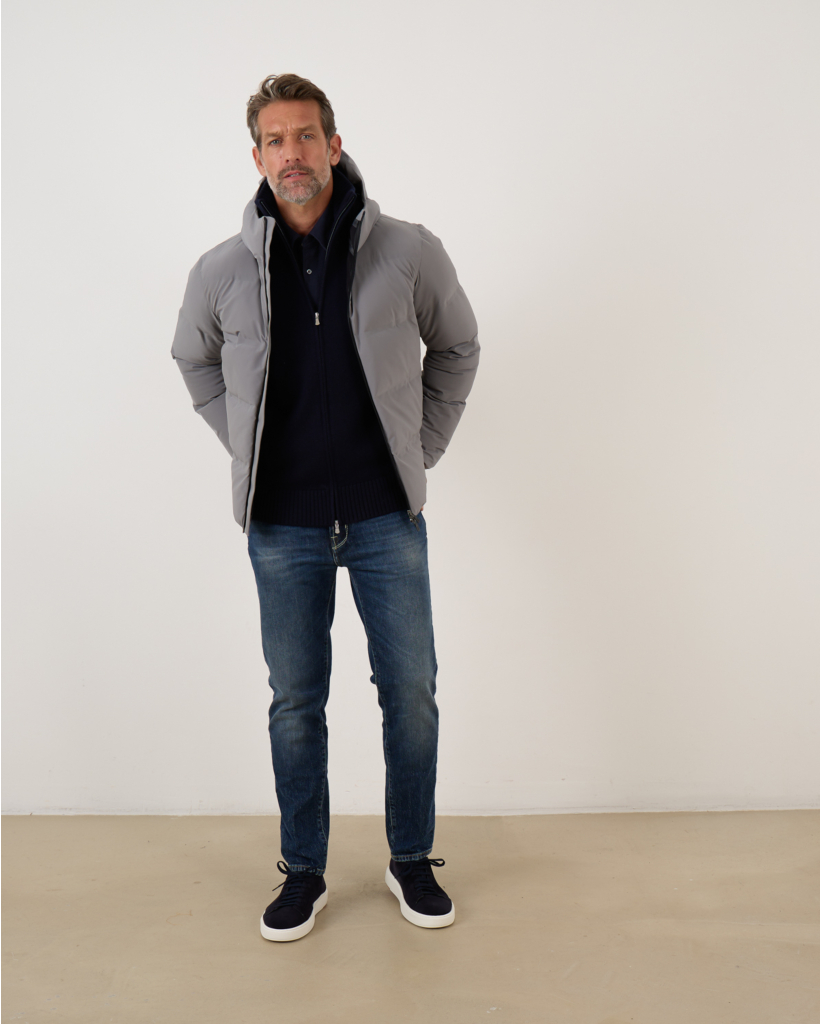 Pullover Zip Navy