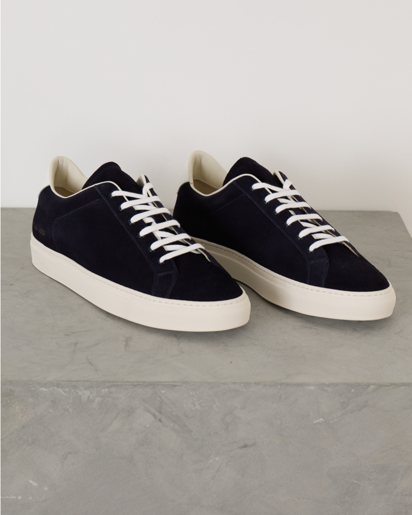 Retro Suede Sneaker Marine