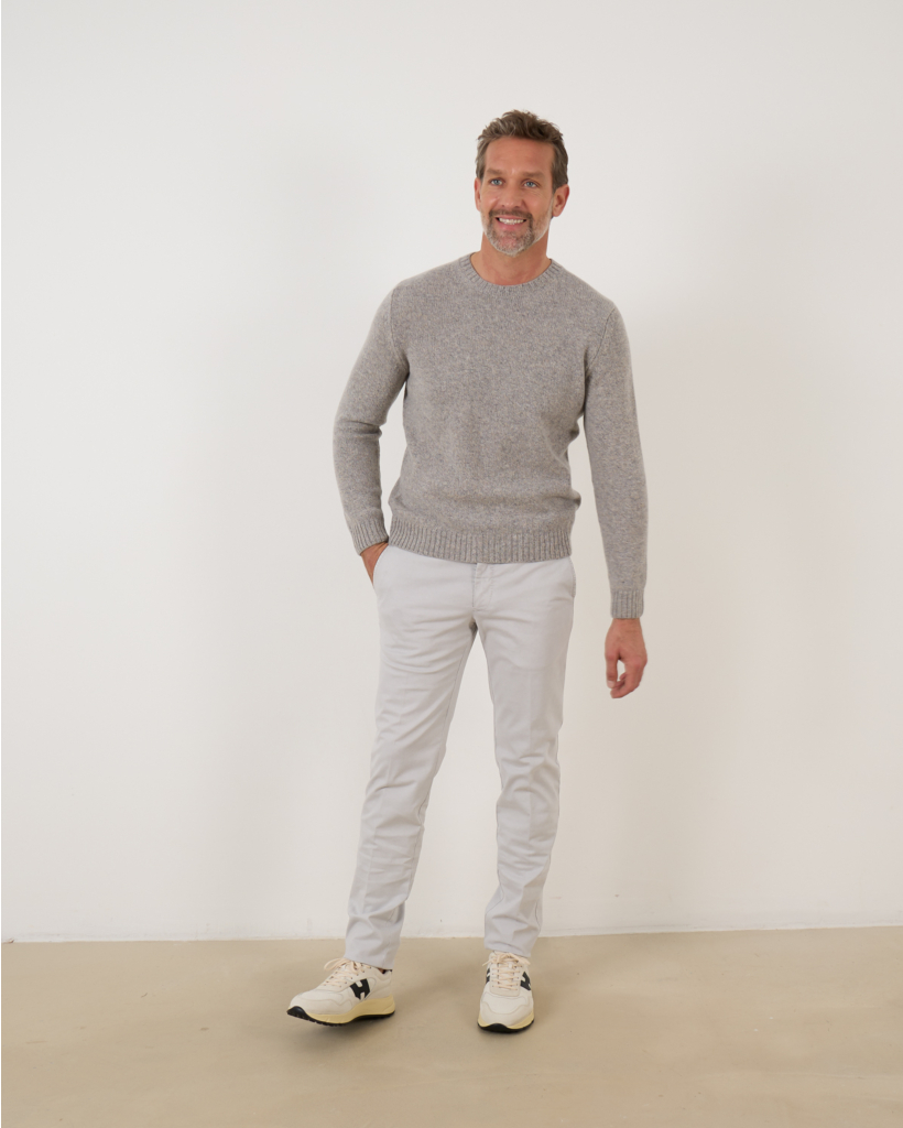 Pantalon Cotton Stretch Casual Grey