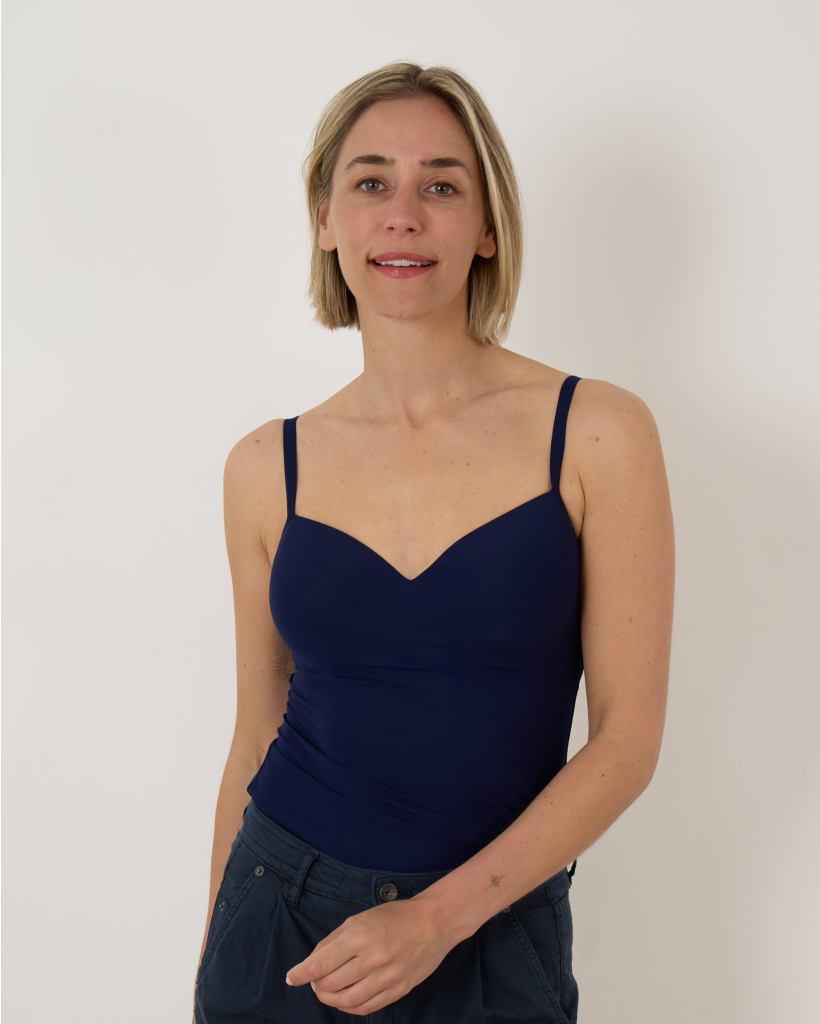 Allure Padded Bra Top navy