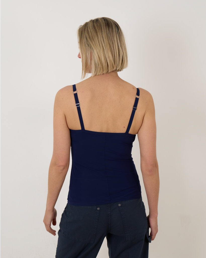 Allure Padded Bra Top navy