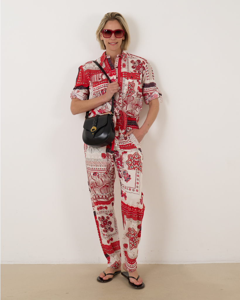 Fedora Pantalon Red Ecru