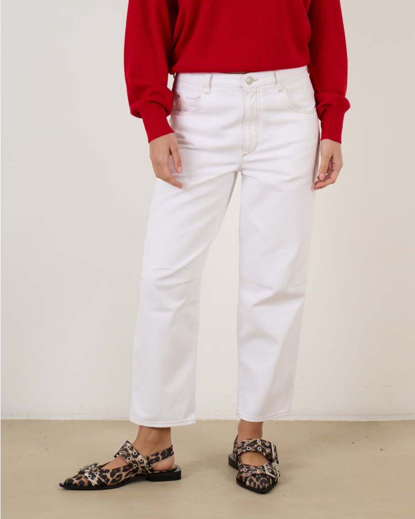 Janet Jeans White 