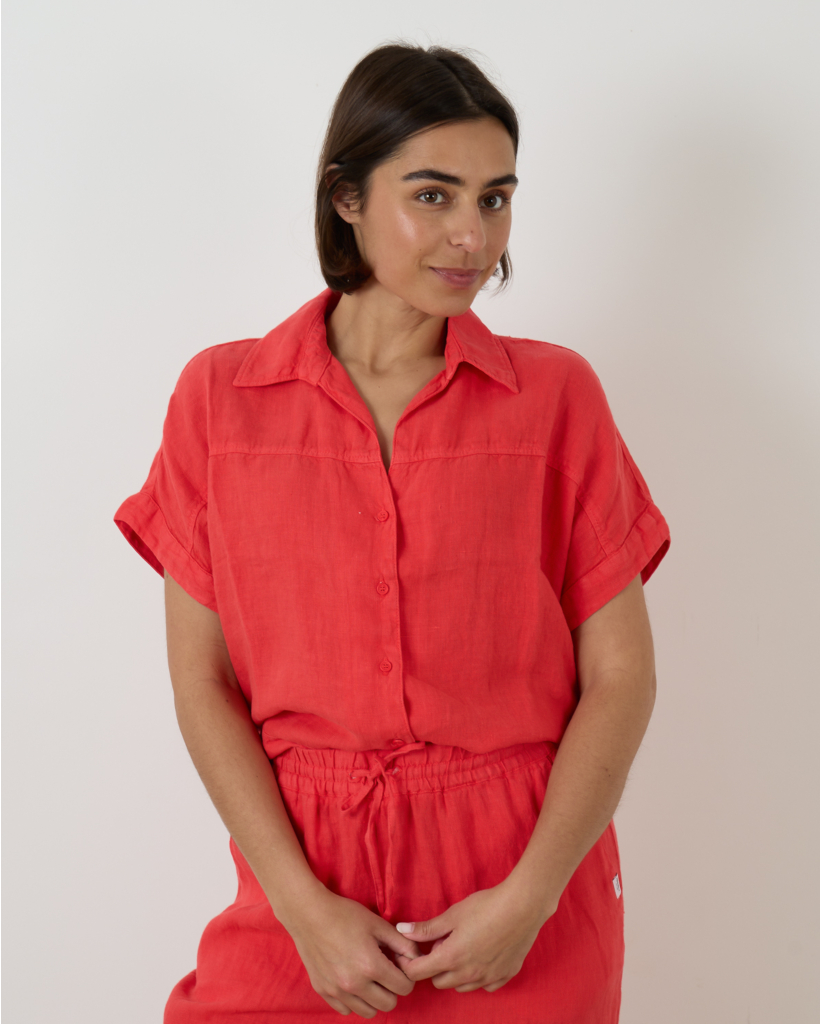 Linnen Blouse Pomegranate