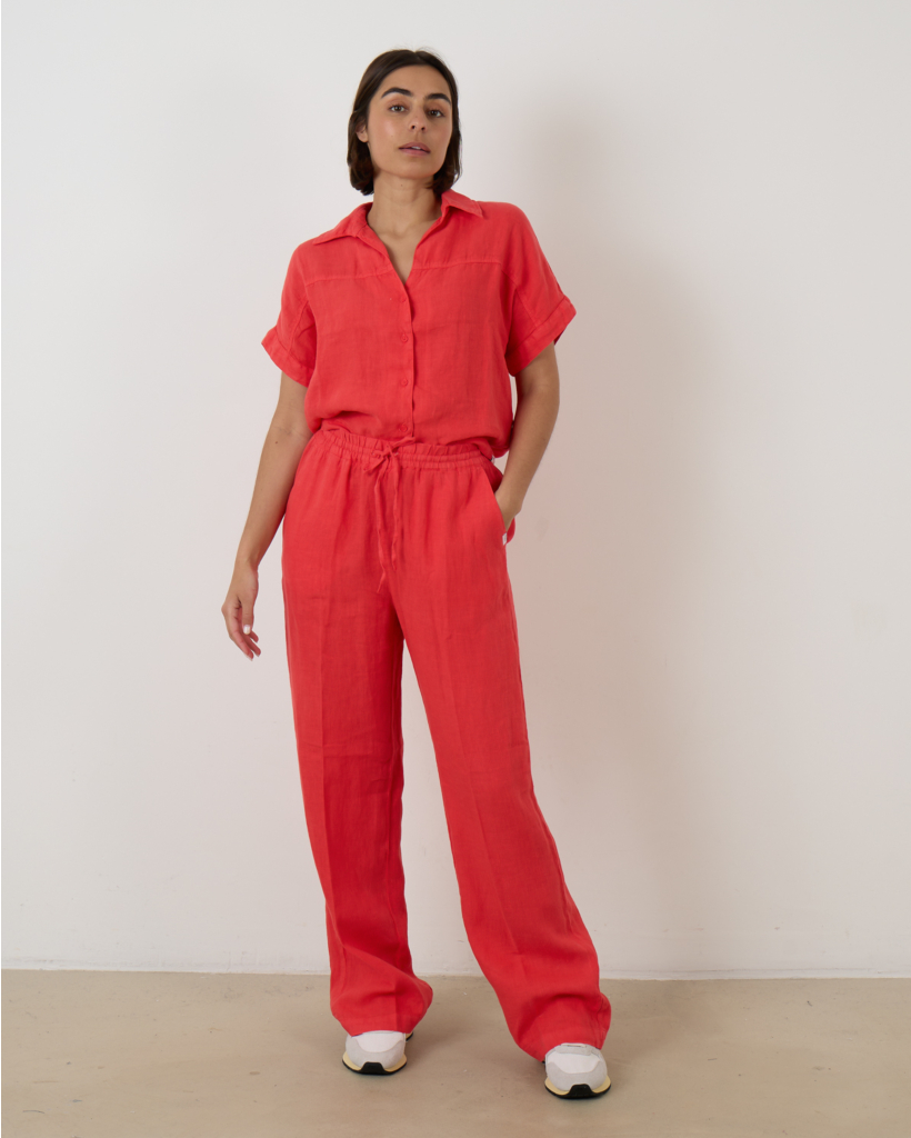 Linnen Blouse Pomegranate