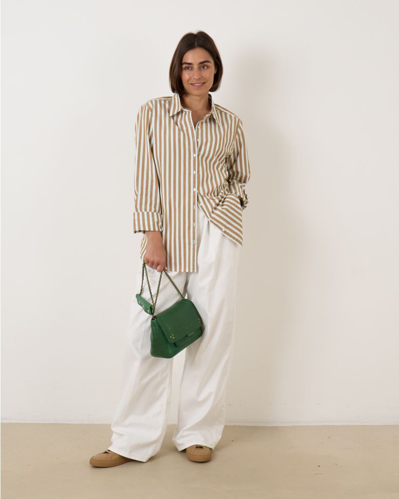 Beau Shirt Tobac Green