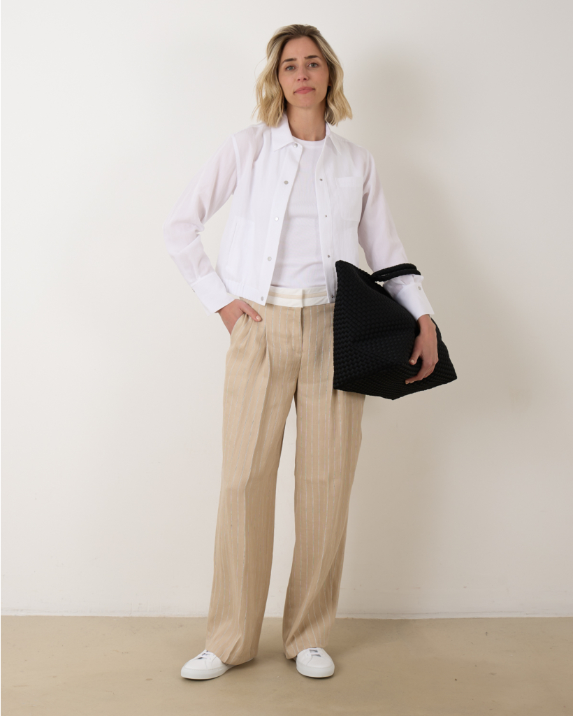 Summer Shirt Jacket Optic White