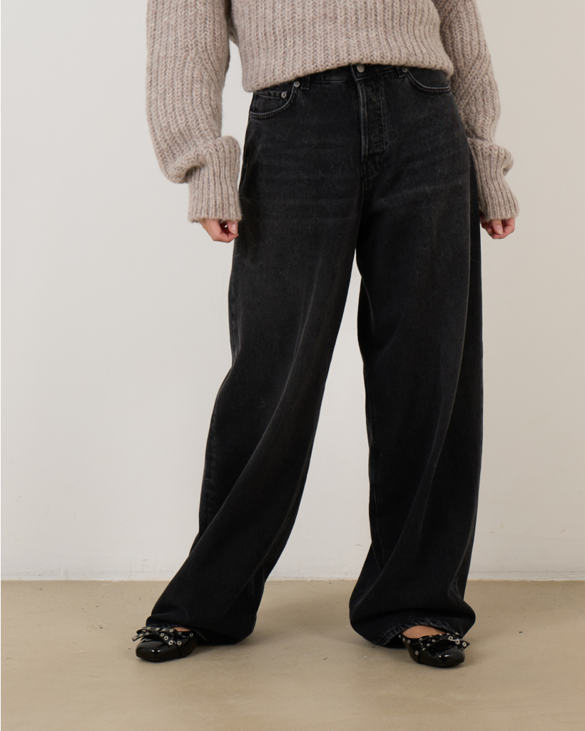 Haikure Bethany Jeans Mid Black