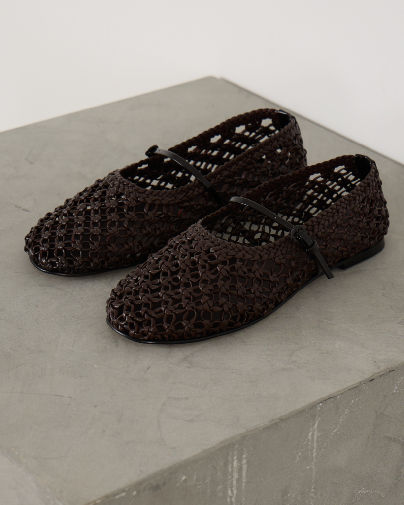 Balla Weave Flat Strap Bordeaux