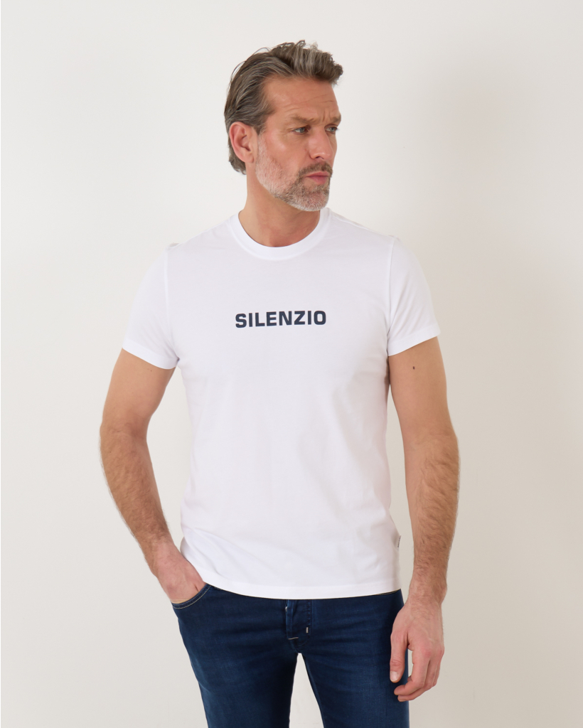 Silenzio T-shirt Bianco