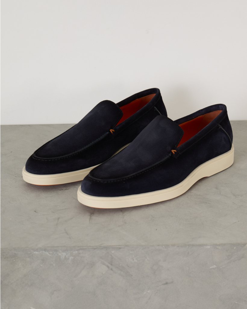 Suede Loafer Navy