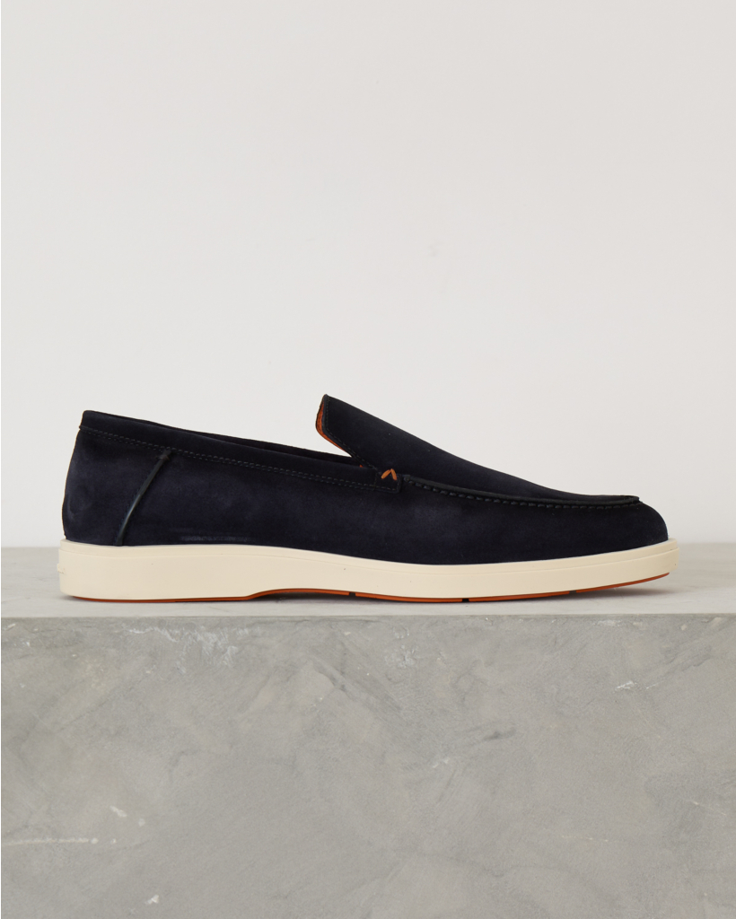 Suede Loafer Navy