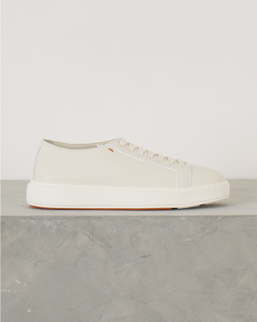 Leather Sneaker White