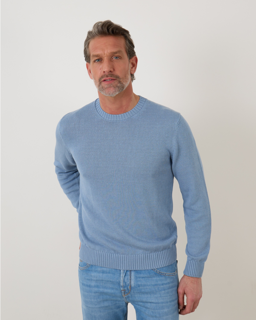 Knit Sweater Bleu