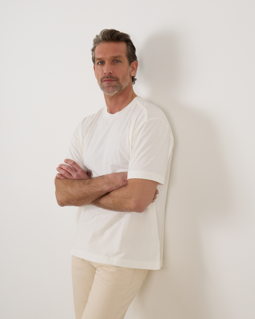 T-shirt bruce vintage white