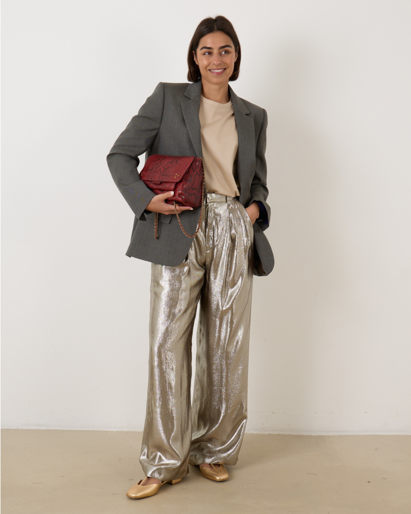 Lotus Oversized T-shirt Beige