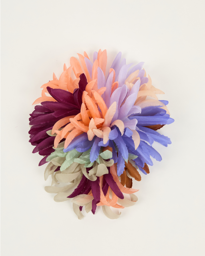 Silk Flower Broch Lavender Stabilo