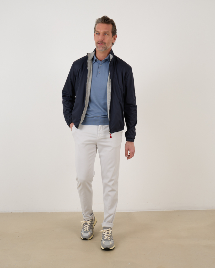 Pullover polo powder azur