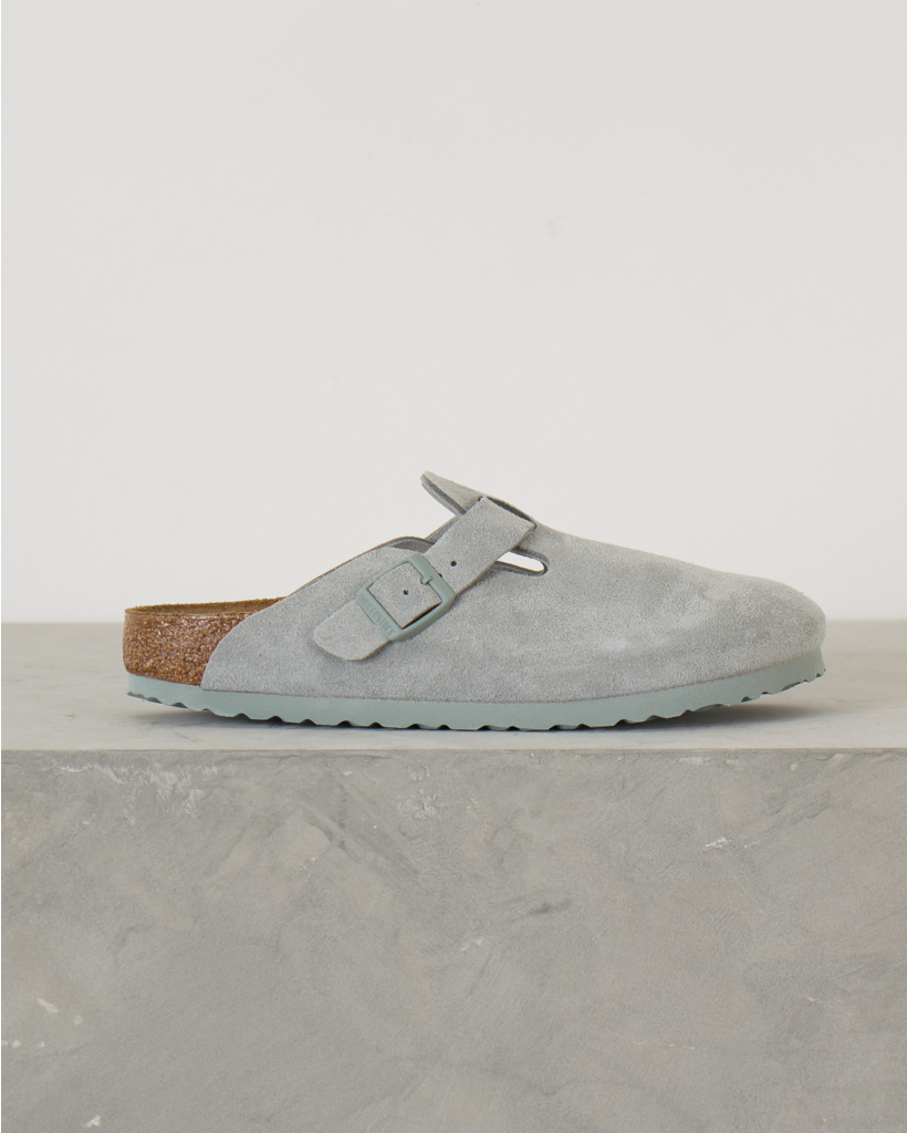 Boston suède instappers Pure Sage