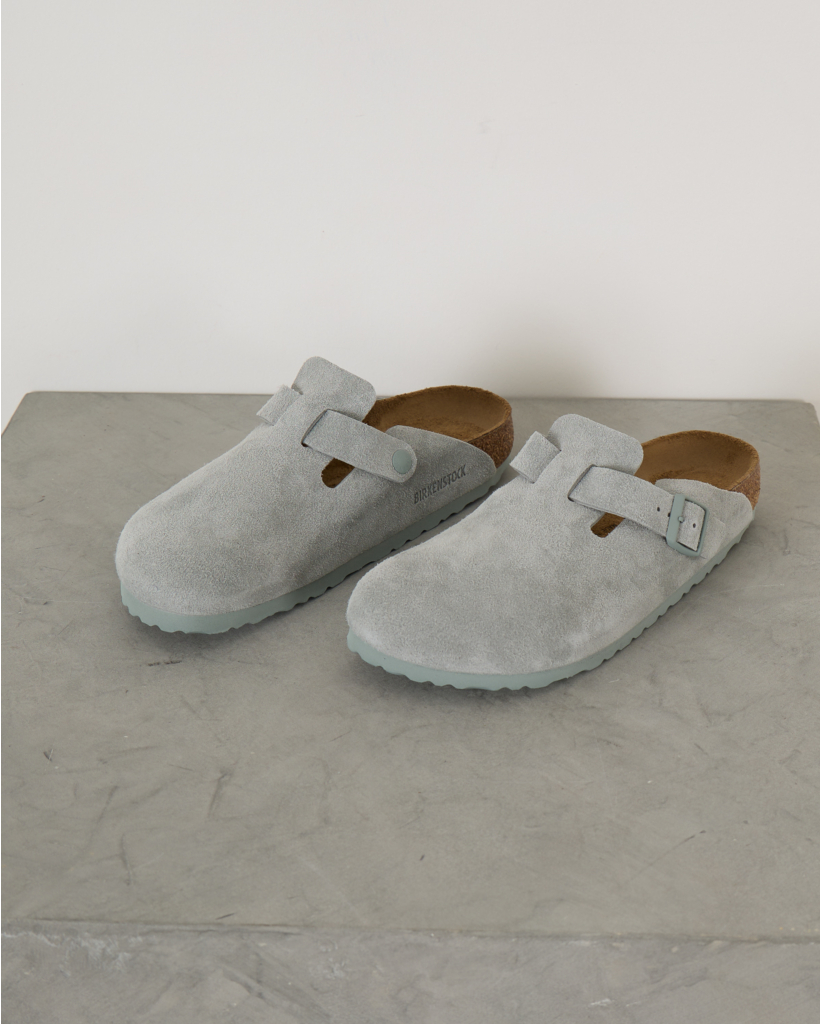 Boston suède instappers Pure Sage
