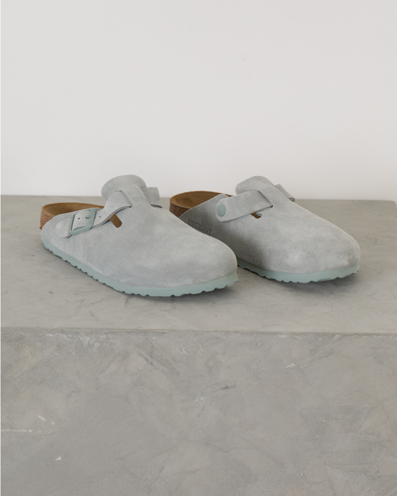 Boston suède Instappers Pure Sage