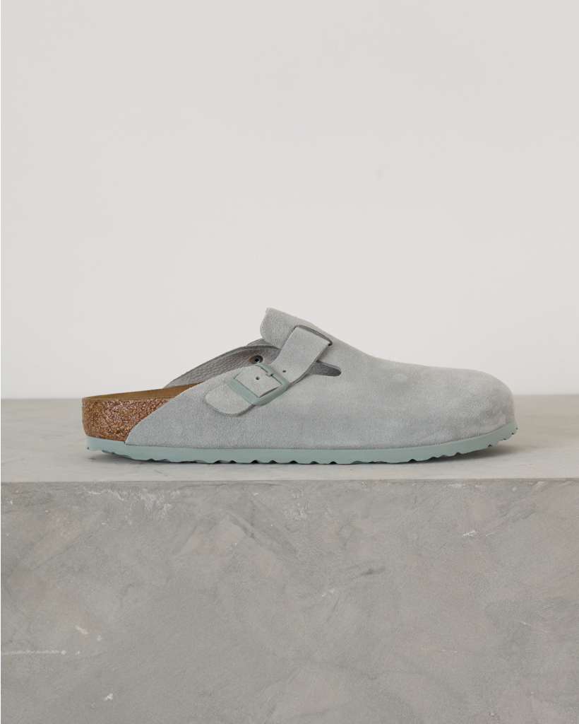 Boston suède Instappers Pure Sage